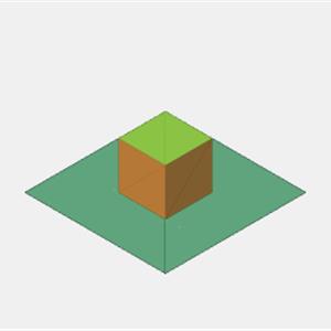 Three.js CSS3D正交投影示例