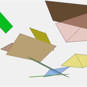 Three.js CSS3D 沙箱演示 - 混合3D渲染示例