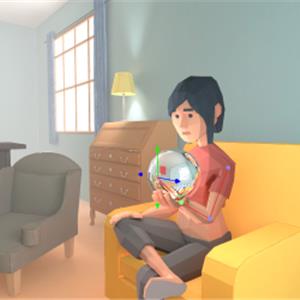 Three.js WebGL演示 - 骨骼动画与逆向运动学