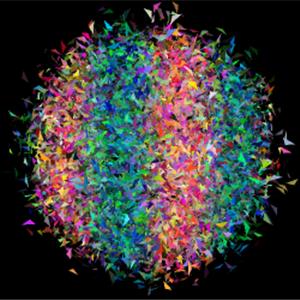 Three.js WebGL 硬件实例化测试 - 单个三角形实例化演示