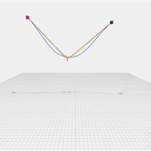 Three.js WebGL - Catmull-Rom样条曲线编辑器