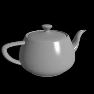 Three.js WebGL - 犹他茶壶缓冲区几何体