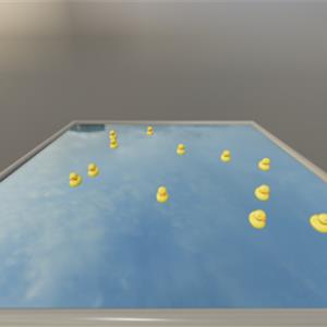 Three.js WebGL - GPGPU 水面物理模拟