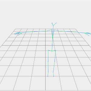 three.js webgl - 加载器 - BVHLoader