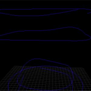 three.js webgl - FBX 加载器 - 样条曲线