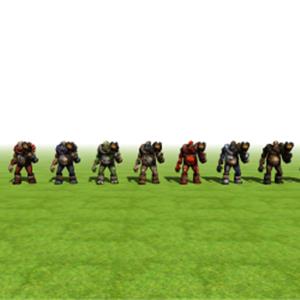 three.js webgl - 网格变形 - MD2 控制器