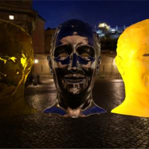 three.js webgl - 材质 - 立方体反射/折射[沃尔特]