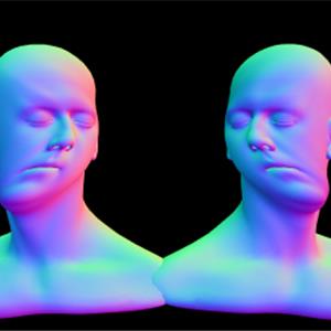 three.js webgl - 材质 - 模型扭曲