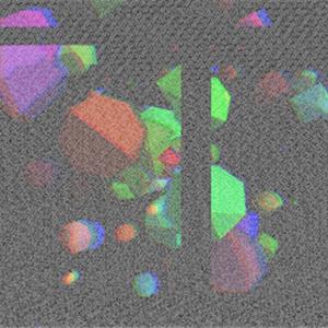 Three.js WebGL - 后期处理 - 数字故障效果演示