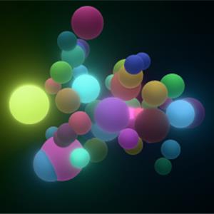Three.js WebGL后处理示例 - 虚幻引擎风格选择性泛光效果