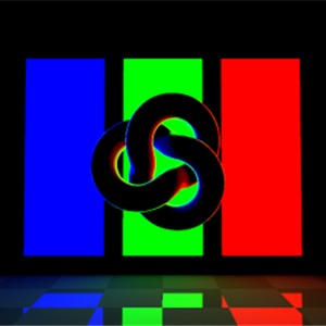 three.js WebGPU演示 - 矩形区域光照效果