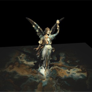 Three.js WebGPU - 聚光灯效果演示