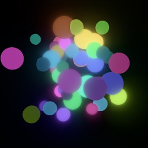 Three.js WebGPU 示例 - 选择性辉光效果 (Selective Bloom)