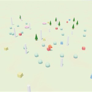 Three.js WebGPU - 平铺阴影映射阵列演示