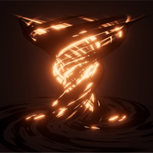 Three.js WebGPU 演示 - 龙卷风视觉特效