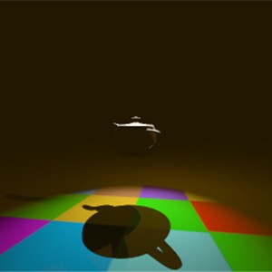 Three.js WebGPU 体积光照示例 - 实时体积雾与光轴效果